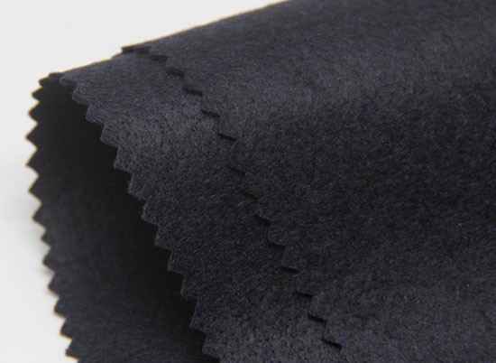 black polyester necktie interfacing